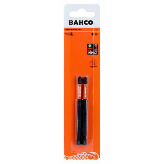 BAHCO bit Torsion PH2 90mm (2ks)