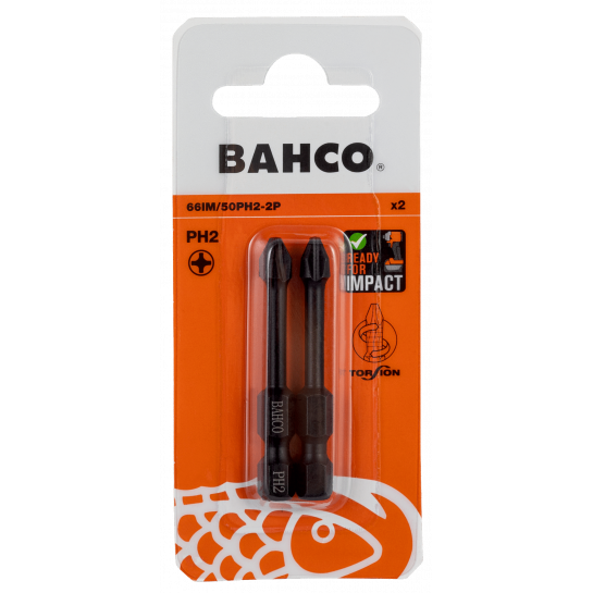 BAHCO bit Torsion PH2 50mm (2ks)