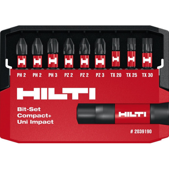 HILTI sada bitov S-BSC+ UNI 25/1" IMP (9ks)