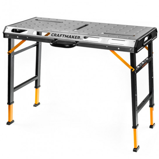 CRAFTMAKER Kovový skladací pracovný stôl SteelBench S110