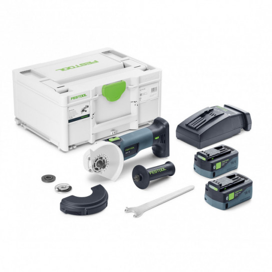 Festool AGC 18-125 5,0 EBI-Plus akumulátorová uhlová brúska