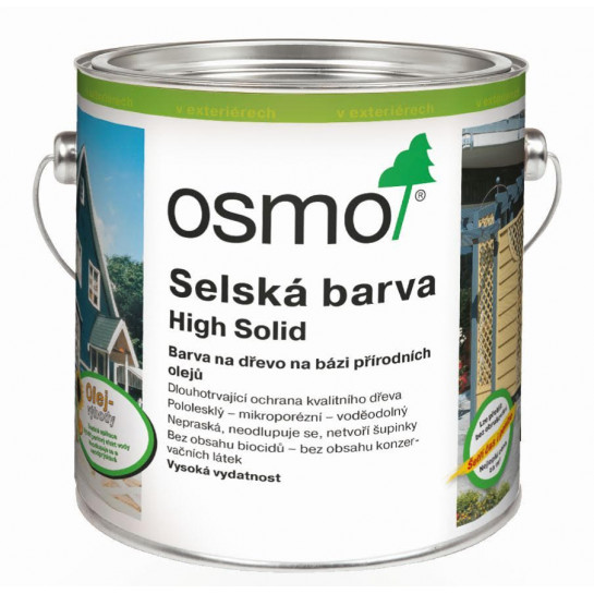 OSMO vidiecka farba 2716 antracitovosivá 2,5l