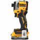 DeWALT DCF850E2T rázový uťahovák 18V 1/4" Hex