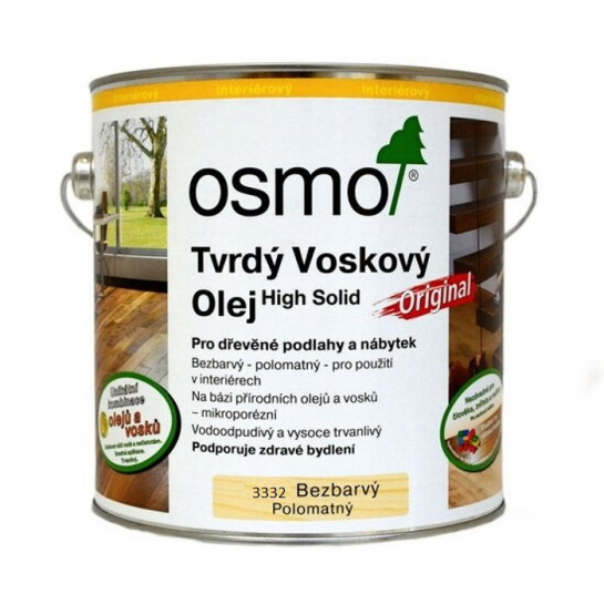 OSMO tvrdý voskový olej polomat 3332 0,75l